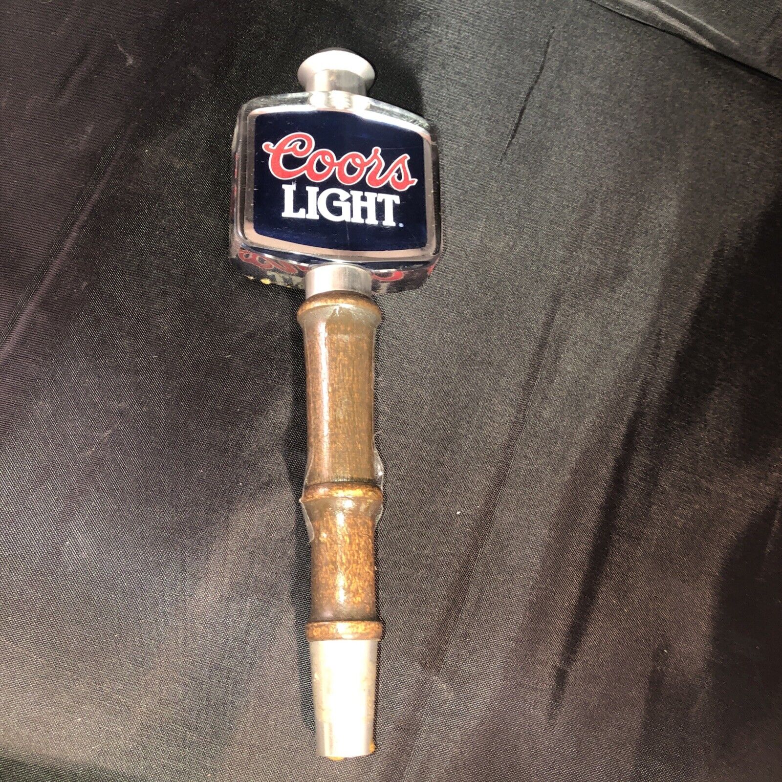 Coors Beer Acrylic Wood Aluminum Tap