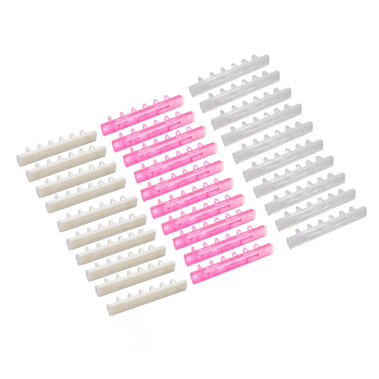10pcs Binding Combs 6 Holes Binder Rings For Student Document Notebook Making