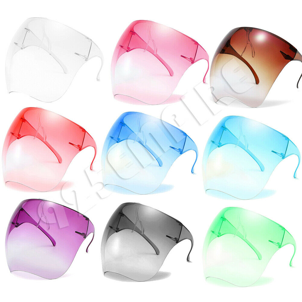 Men Women's Clear Face Shield Mask Goggles Transparent Reusable Visor Anti-fog