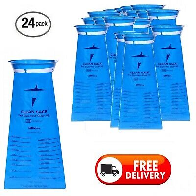 Emesis Bag Vomit Travel Aid Sick Clean Up Throw Up Barf Sanitary Bedpans Urinals