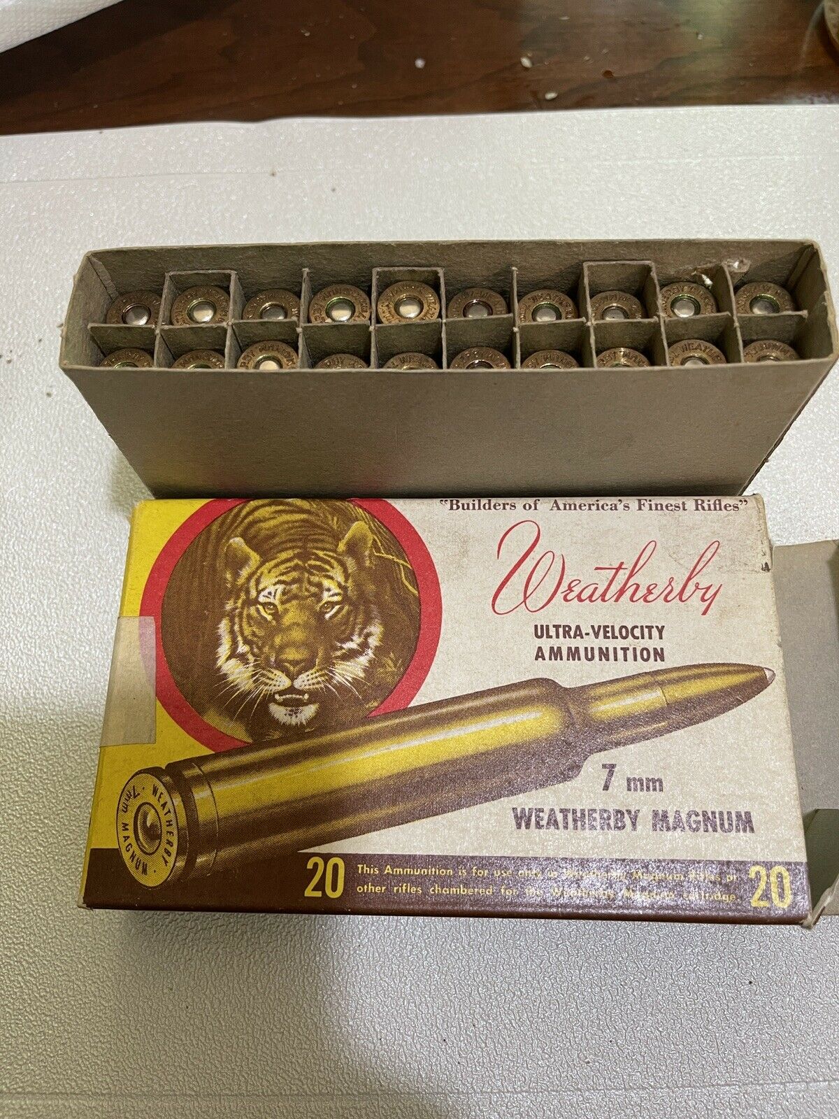 Weatherby 7mm Magnum Vintage Shell Box