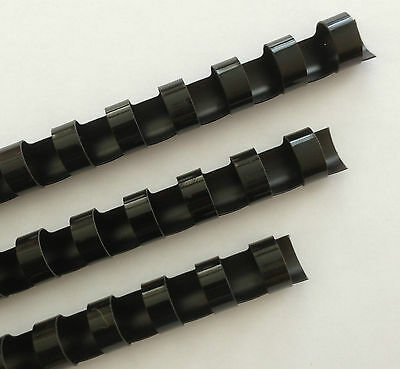 3/4" Plastic Binding Combs - "black" - Set Of 25