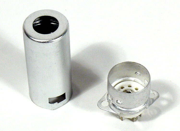 7 Pin Tube Socket With Shield (chassis Mount)
