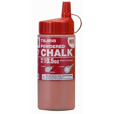 Tajima Plc2-r300 Chalk-rite Ultra-fine Chalk, Red, With Easy-fill Nozzle, 10.5oz