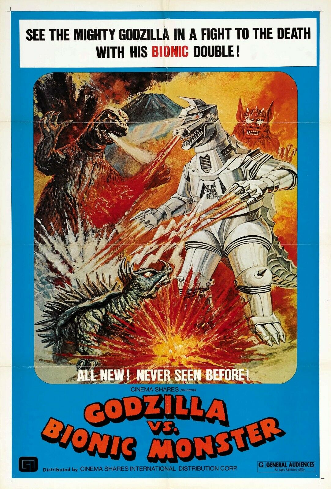 Godzilla Vs. Mechagodzilla (u.s.) -- Full-color Kaiju Action Poster!