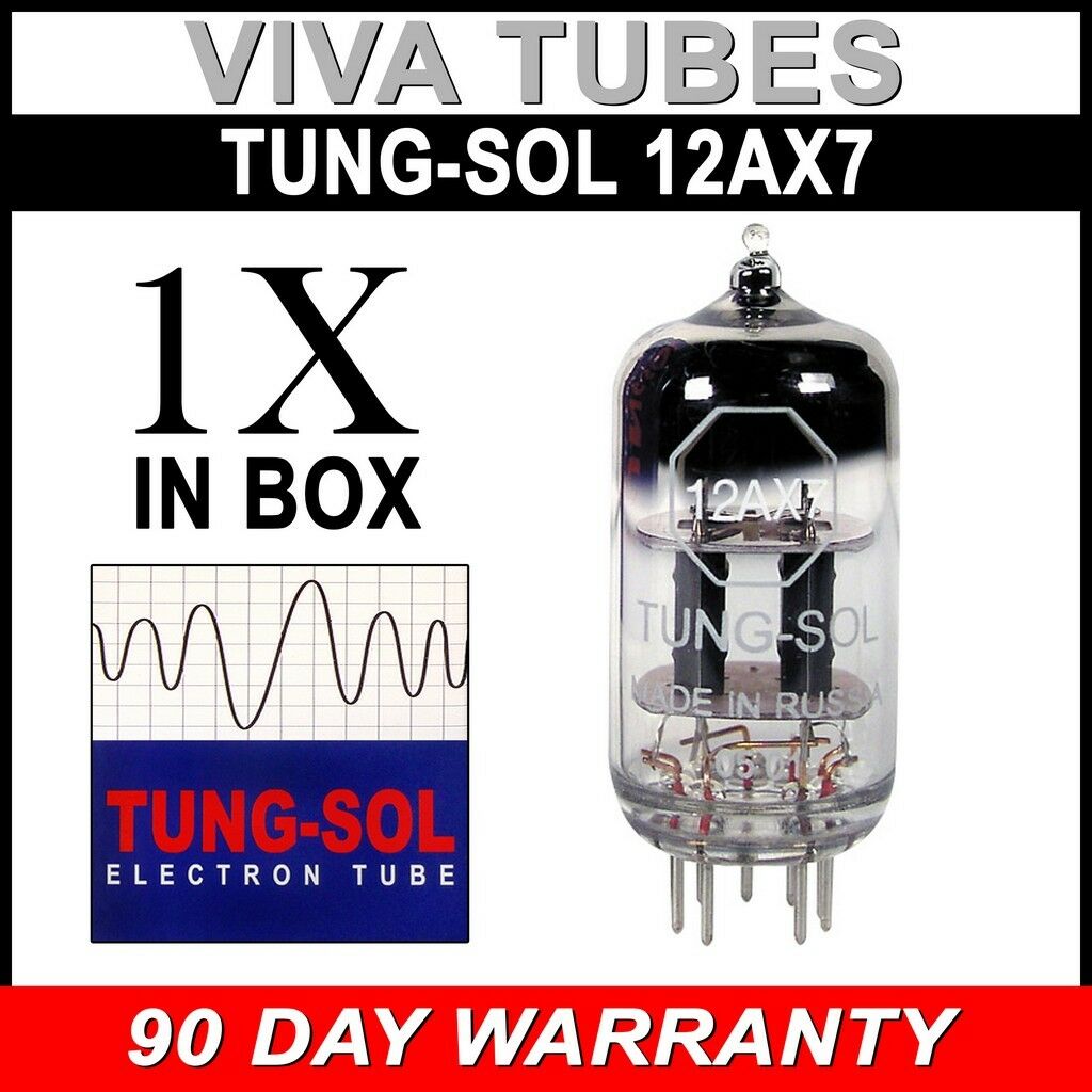 New Gain Tested Tung-sol Reissue 12ax7 Ecc83 Vacuum Tube - Authorized Dealer