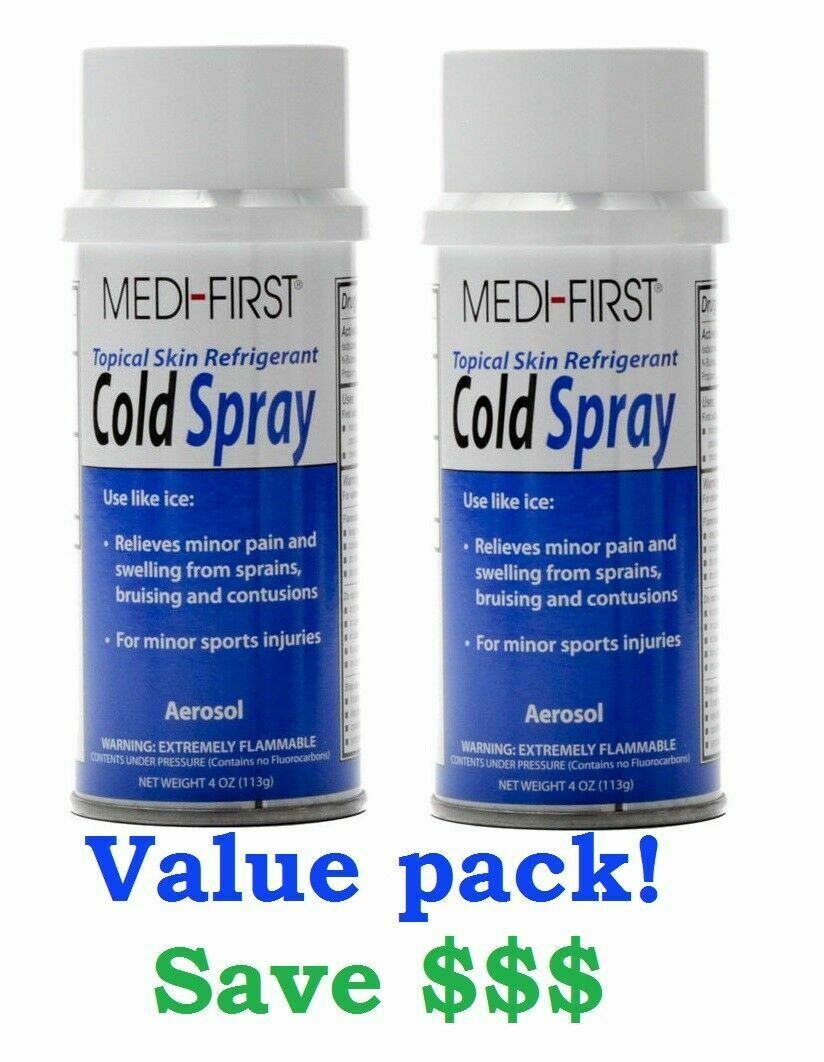 Cold Spray Skin Pain Freeze Anesthetic 4 Oz Aerosol Can Pain Relief Brand New!