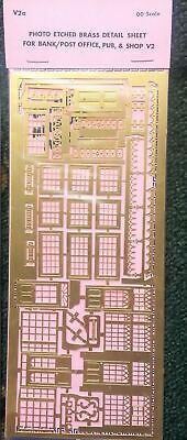 Etching For Post Office Pub Shop V2 V2a Unpainted Oo Scale Langley Models Kit