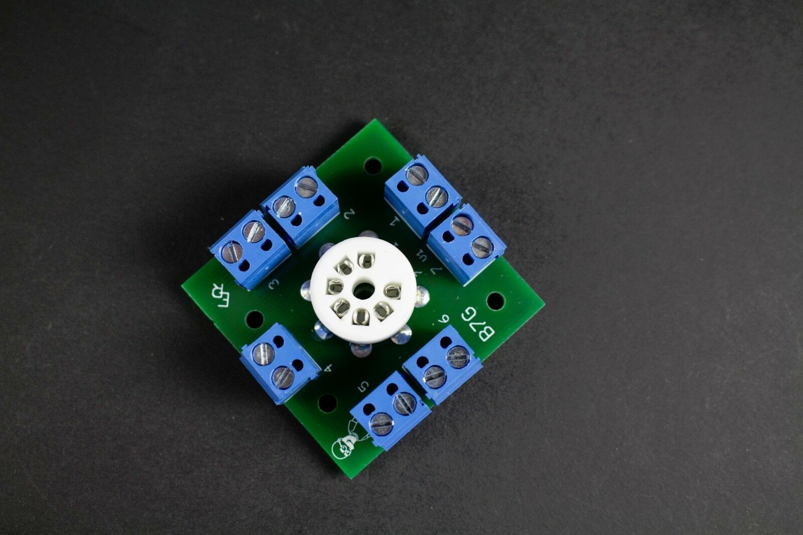 7-pin Ceramic Breakout Tube Socket For Experiments & Prototypes