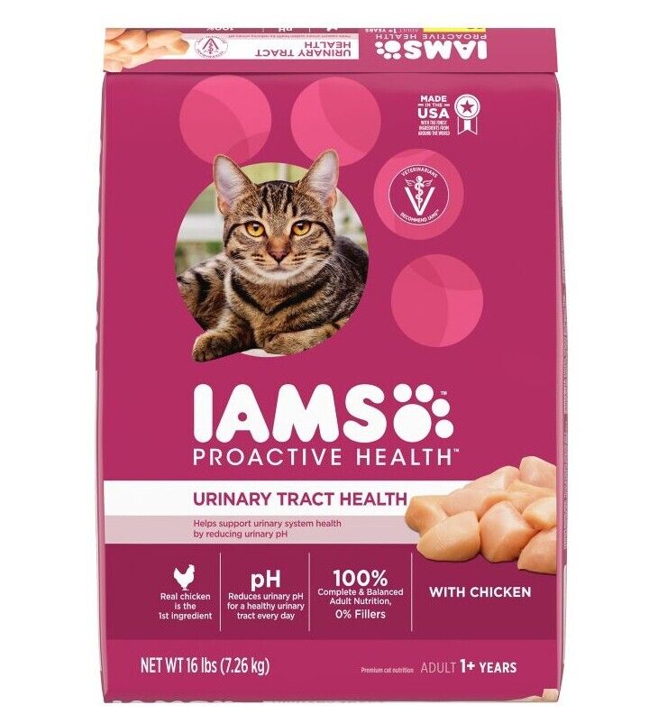 Iams Proactive Health Adult Urinary Tract Health Dry Cat Food With Chicken Cat K