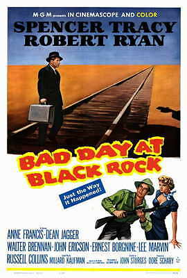 Bad Day At Black Rock Movie Poster 27x40 Spencer Tracy Robert Ryan Anne Francis