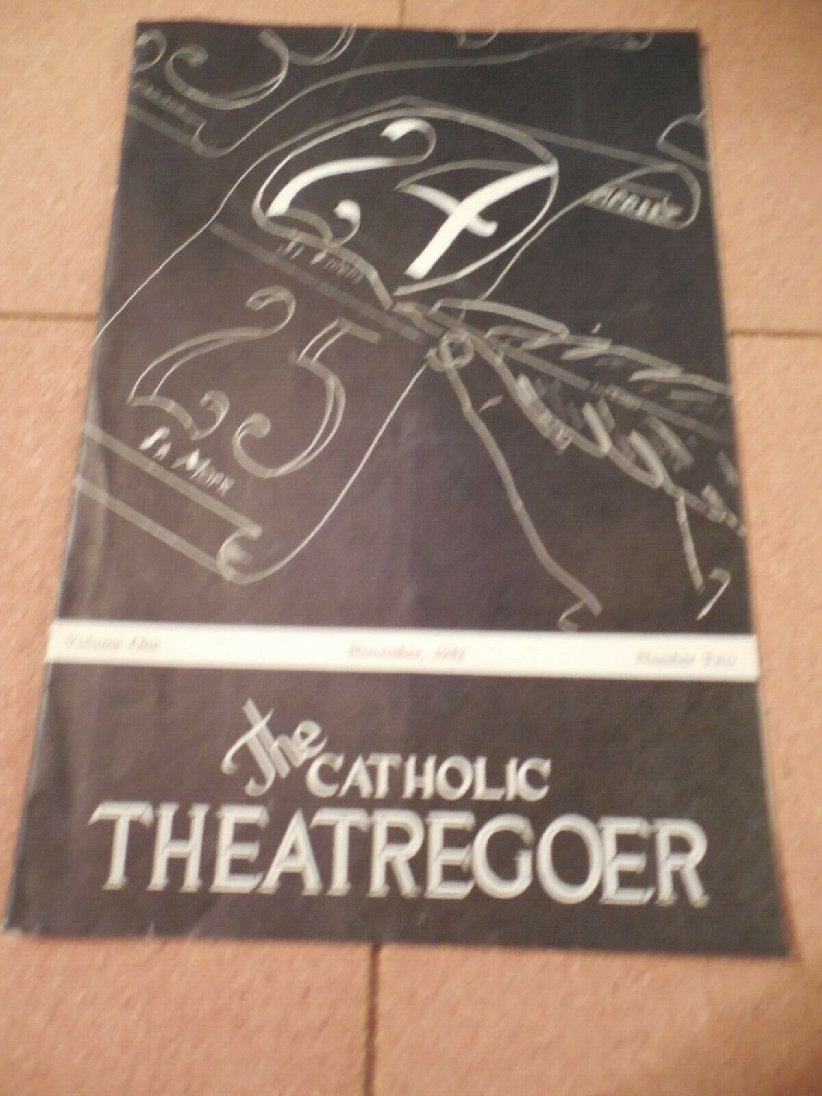 The Catholic Theatregoer, The Eve Of St. Mark, Nov. 1942 Playbill, Vol. 1, No. 2