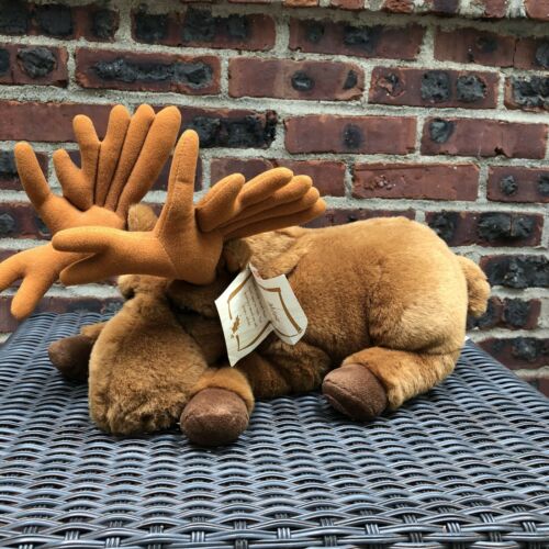 Dakin Moose Miles Lou Rankin Friends Plush Brown Stuffed Animal