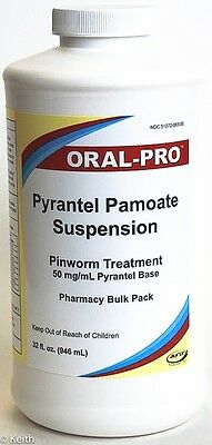 Oral-pro Pyrantel Pamoate (32 Ounce) Vanilla Flavored