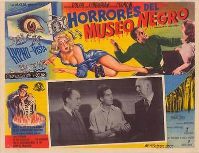 Horrors Of The Black Museum Movie Poster 22x28 Half Sheet Michael Gough June