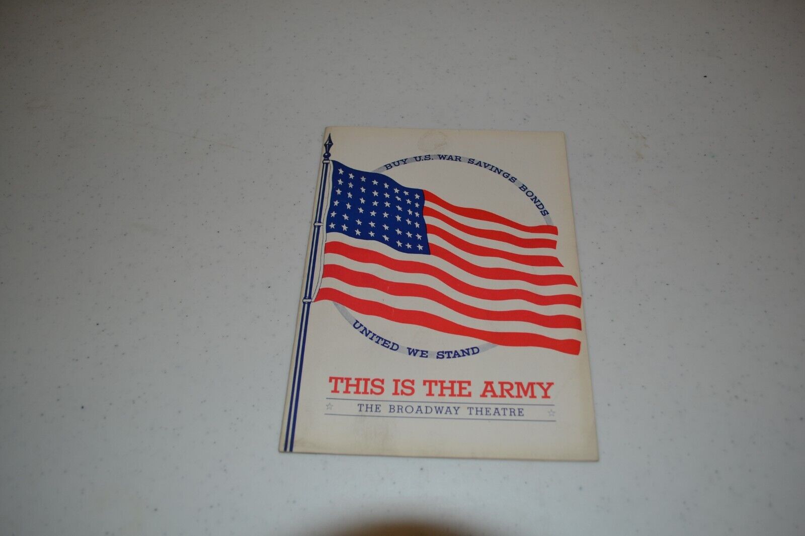 Wwii 1942 Playbill Broadway Theatre This Is The Army By Irving Berlin