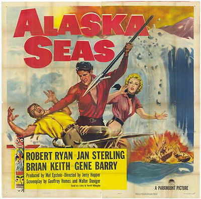 Alaska Seas Movie Poster 27x40 Robert Ryan Jan Sterling Brian Keith Gene Barry