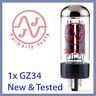 1x New Jj Tesla 5ar4 / Gz34 Vacuum Tube Tested