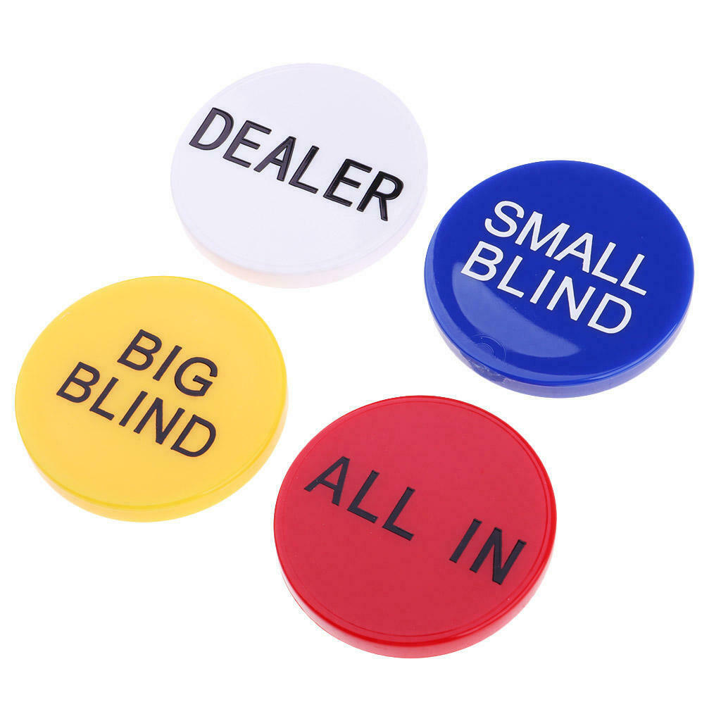 Blind  Chip And Dealer Button For