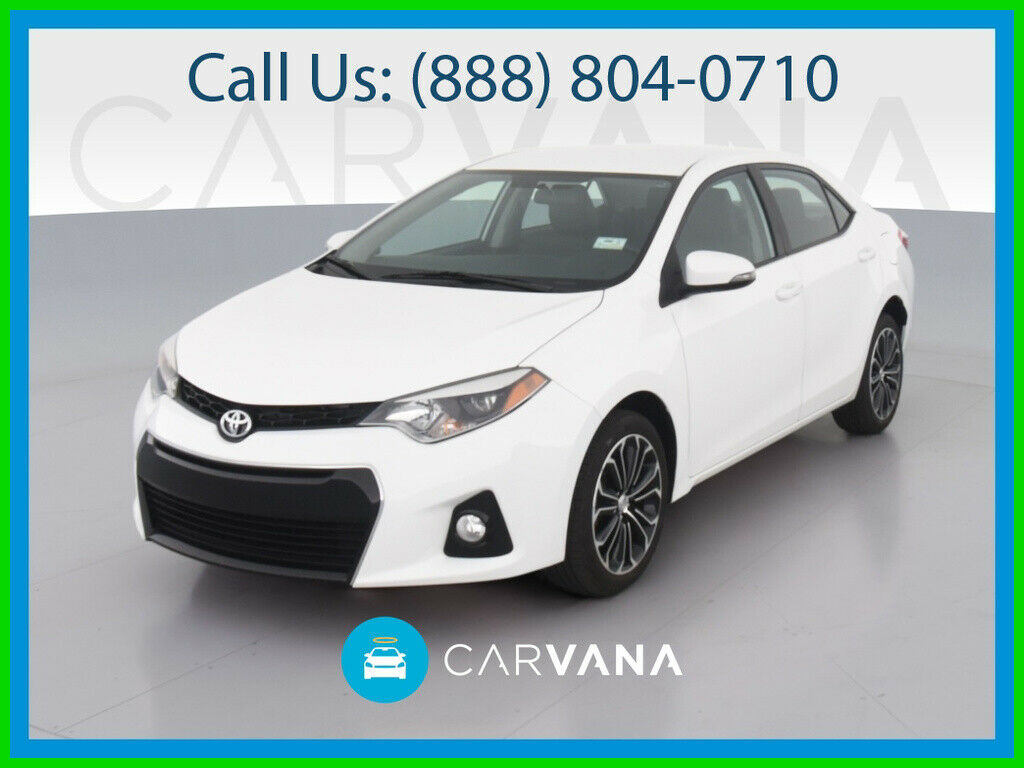 2016 Toyota Corolla S Sedan 4d Led Headlamps Traction Control Air Conditioning Daytime Running Lights Abs