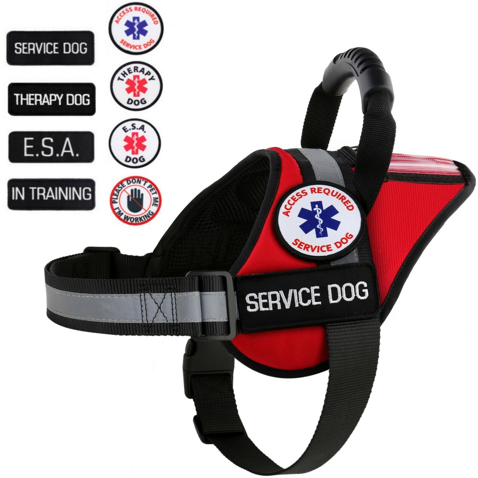 Service Dog - Esa Dog - Therapy Dog - Harness Vest Waterproof All Access Canine™