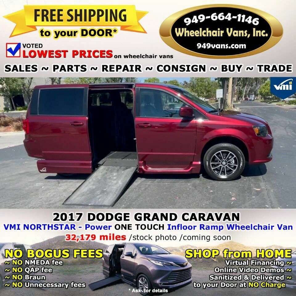 2017 Dodge Grand Caravan Se 4dr Mini Van Wheelchair Van