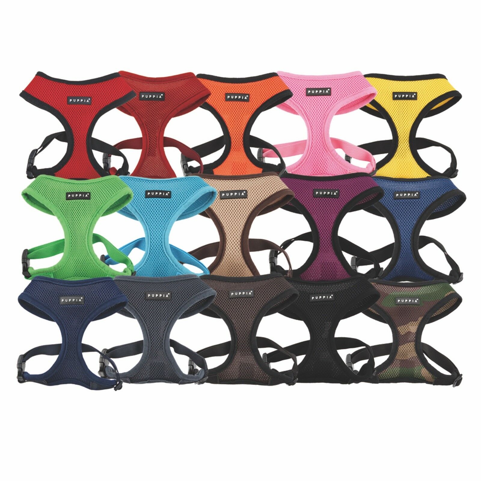 Puppia® - Soft Mesh Adjustable Breathable Dog Harness - Xs, S, M, L, Xl - Ac30