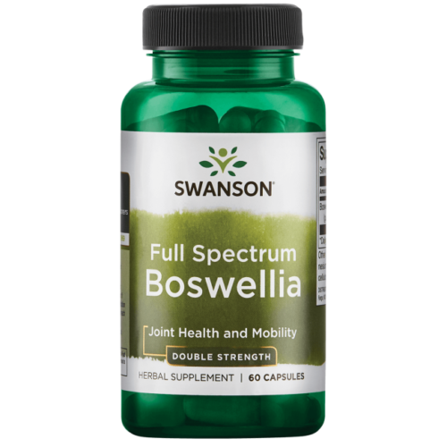 Swanson Double Strength Full Spectrum Boswellia Capsules, 800 Mg, 60 Count.