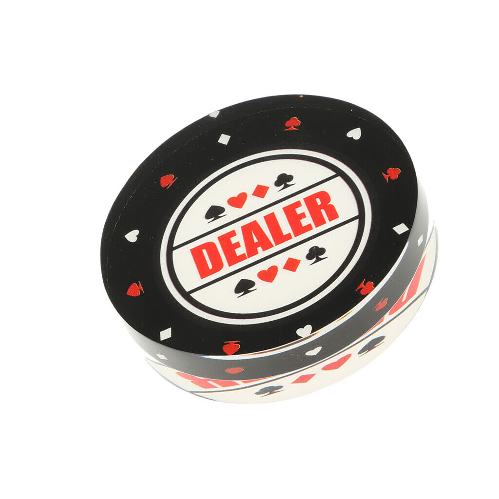 Texas Hold'em Dealer Button Casino Grade 3 Inch Diameter