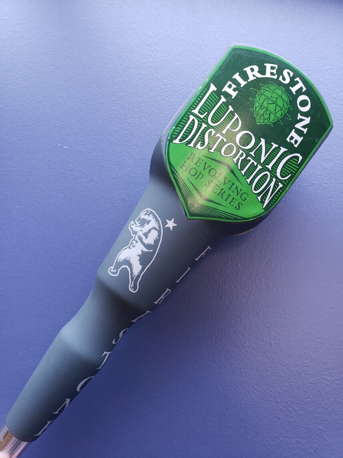 Firestone Walker Brewing 3-sided Tap Handle - Luponic Distortion Ipa