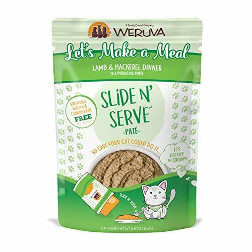 Weruva Slide N' Serve Paté Wet Cat Food Let’s Make A Meal Lamb & Mackerel Din...