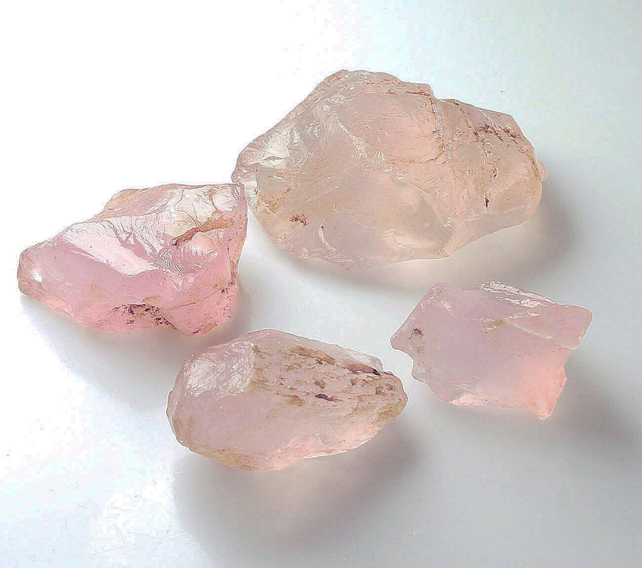 236.3ct Natural Pink Rose Quartz Crystal Sawn Facet Rough Specimen Ypa569